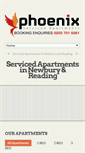 Mobile Screenshot of phoenixapartments.co.uk